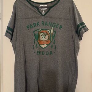 Torrid Gray Park Ranger Endor Tee
